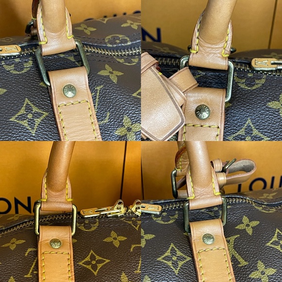 ❌SOLD❌ 🌸KEEPALL BANDOULIERE 55 TRAVEL BAG MONOGRAM - Picture 11 of 16